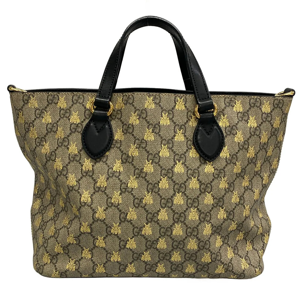 Gucci Gg Supreme/B Beige Black Multi #363400G85B